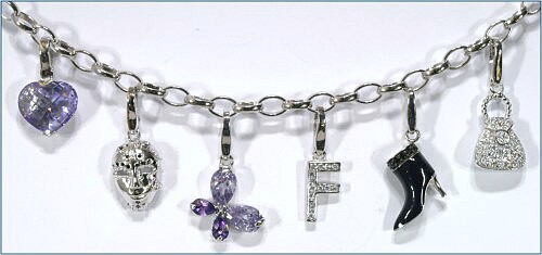 Silber Modeschmuck Martello Charms Armband Silber Modeschmuck Martello Charms Armband