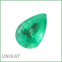 Smaragd Schmuckstein Tropfenform 3,60 ct. UNIKAT